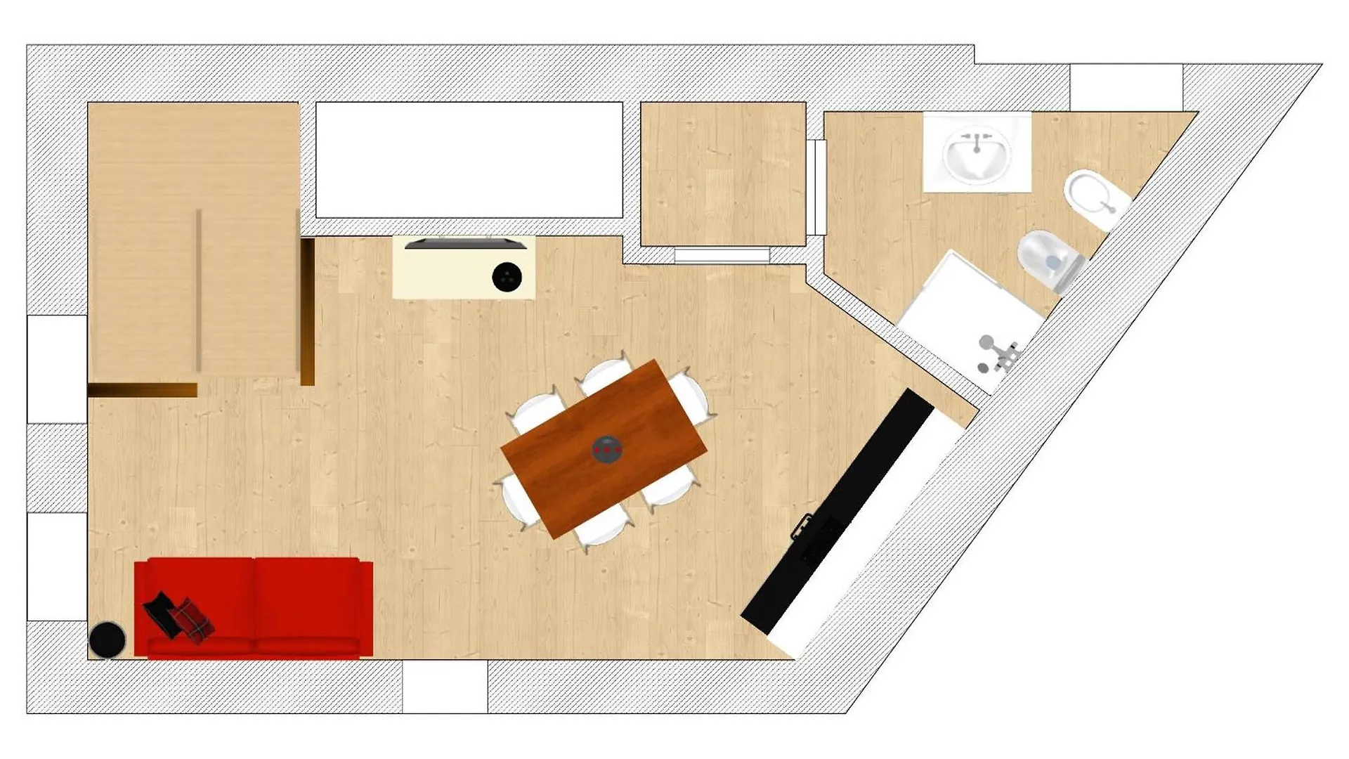 Apartament Ciesa Dela Maestra Rocca Pietore Włochy